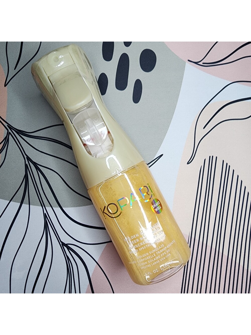 Kopari Golden Sunglaze Sheer Body Mist Sunscreen SPF 50 5 fl oz